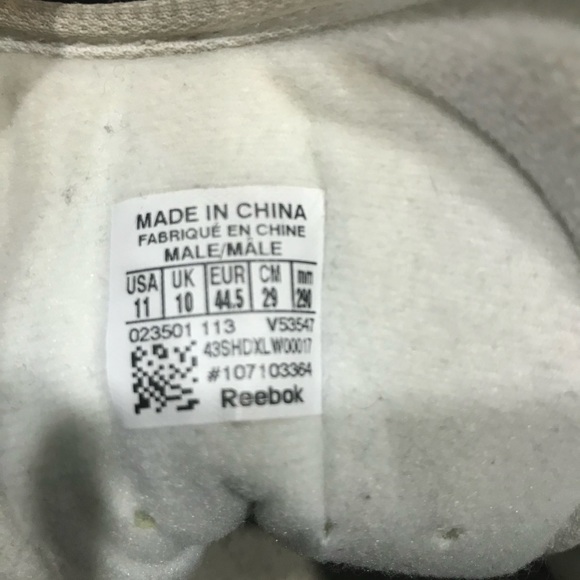 Reebok Question Low 2007 Size 11 Mens - Picture 3 of 3